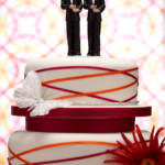 Same-sex wedding cake topper