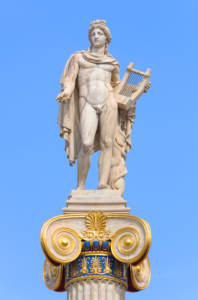 Statue from Greek mythology representing LGBT love