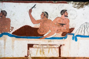homosexual mural from ancient cultures