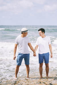 couple on the beach