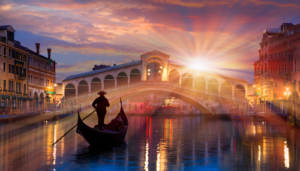 A memorable honeymoon on the Venice waterways