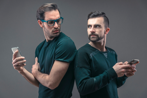 A gay couple working on recovering after a difficult fight.