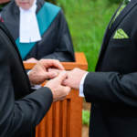 couple exchanging wedding rings