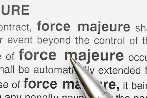 marriage terms force majeure