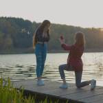 How should you share your engagement with disapproving family?